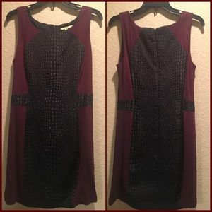 Maroon and Black Gianna Bini Dress Size 10 $15
